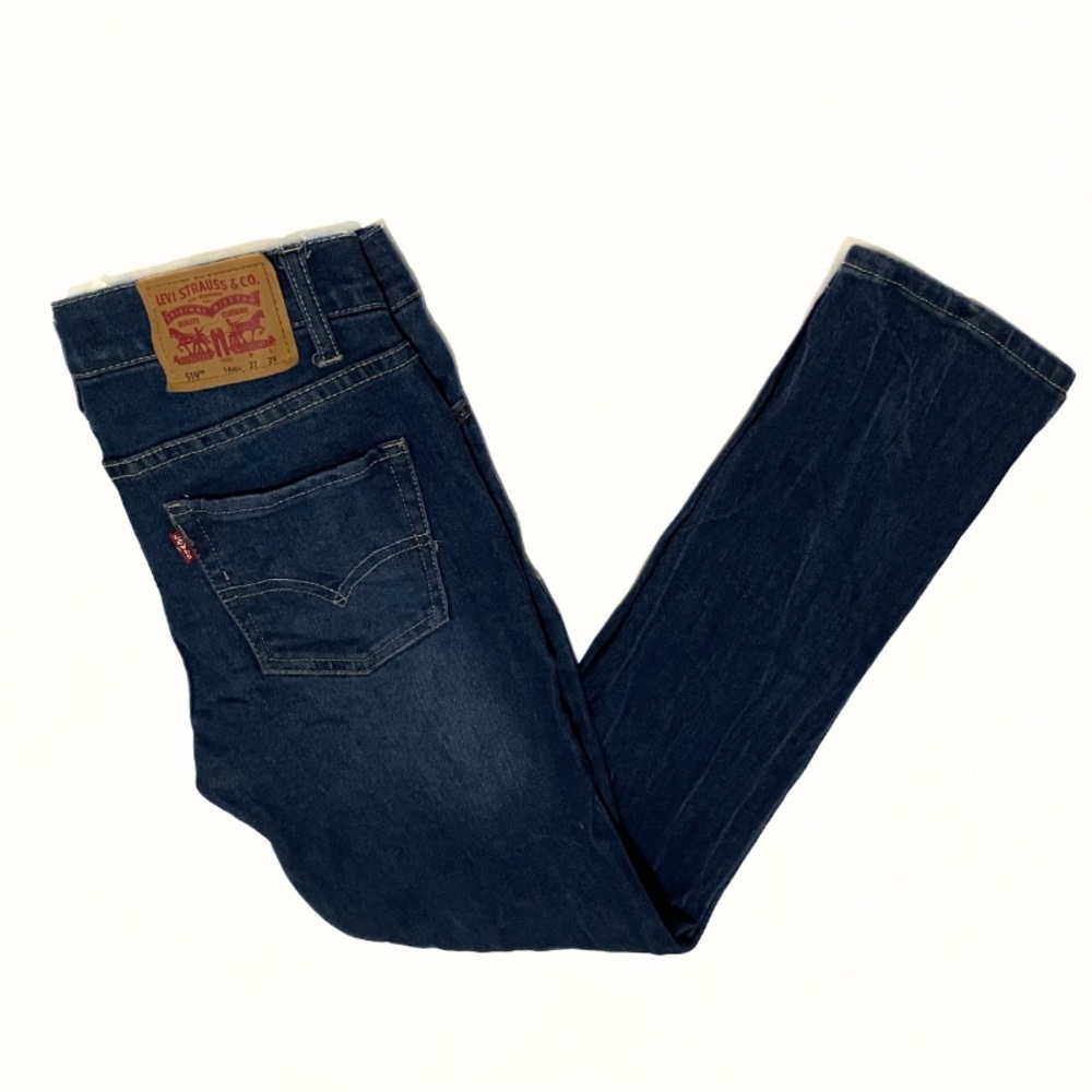 Levis 519 Jeans Ladies Denim Pants W27 Extreme Skinny Dark Wash
